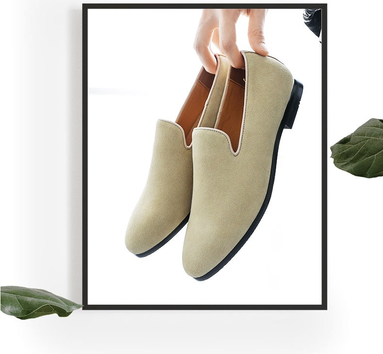 NubuckClass – Suède Loafers van Nubuckleer