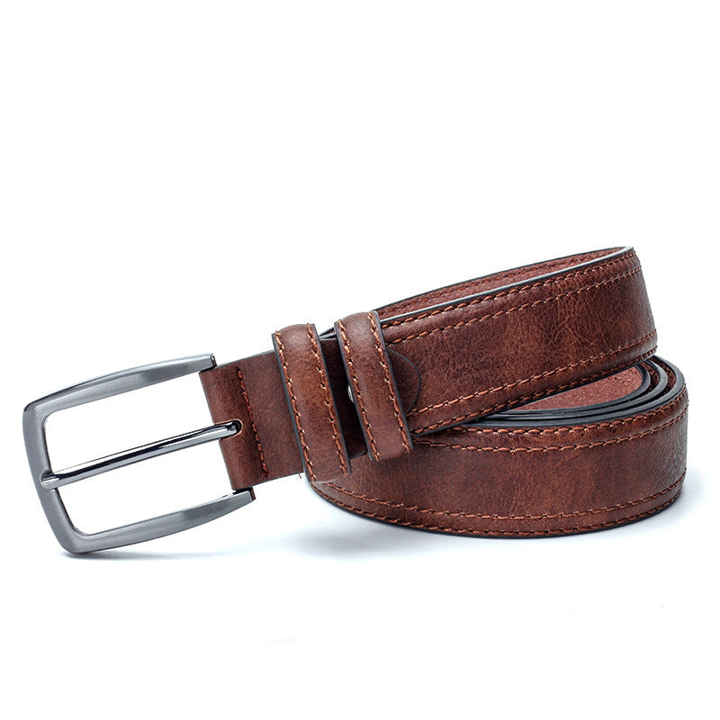 RetroLux – Vintage Lederen Herenriem voor Jeans
