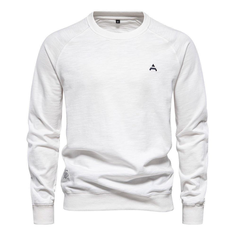 RelaxKnit – Casual Effen Trui met Ronde Hals