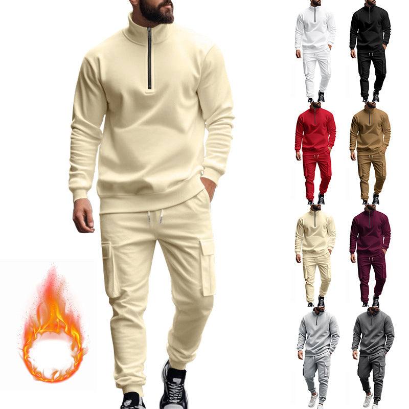 HeatZip – Gevoerde Casual Herenjas met Rits