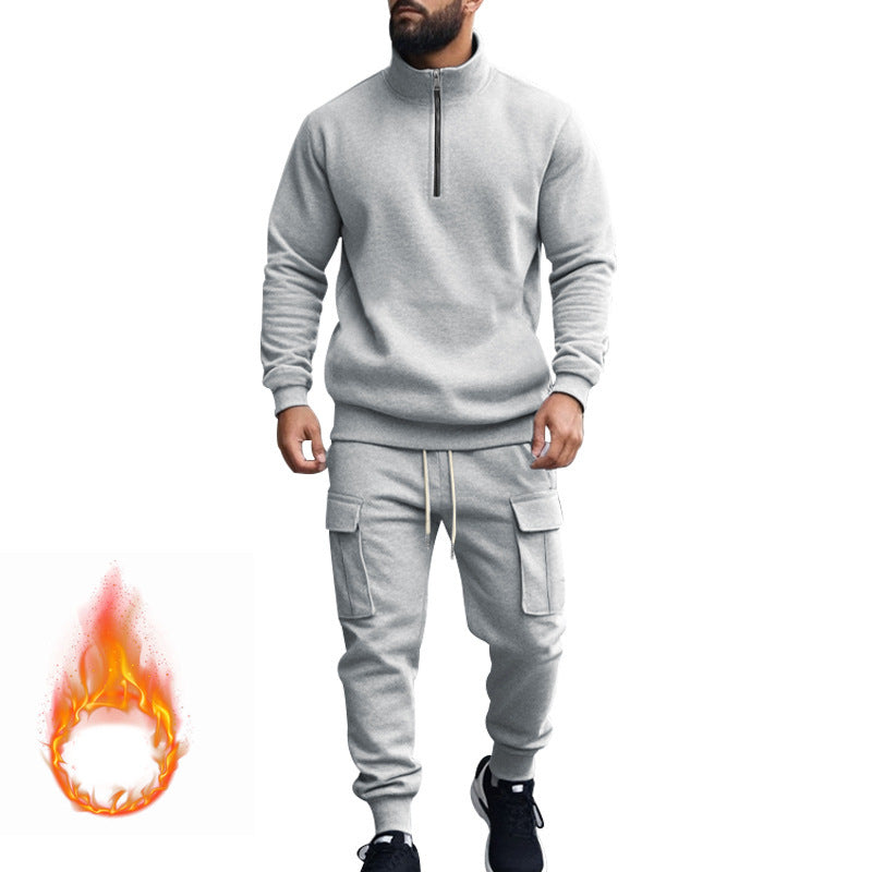 HeatZip – Gevoerde Casual Herenjas met Rits