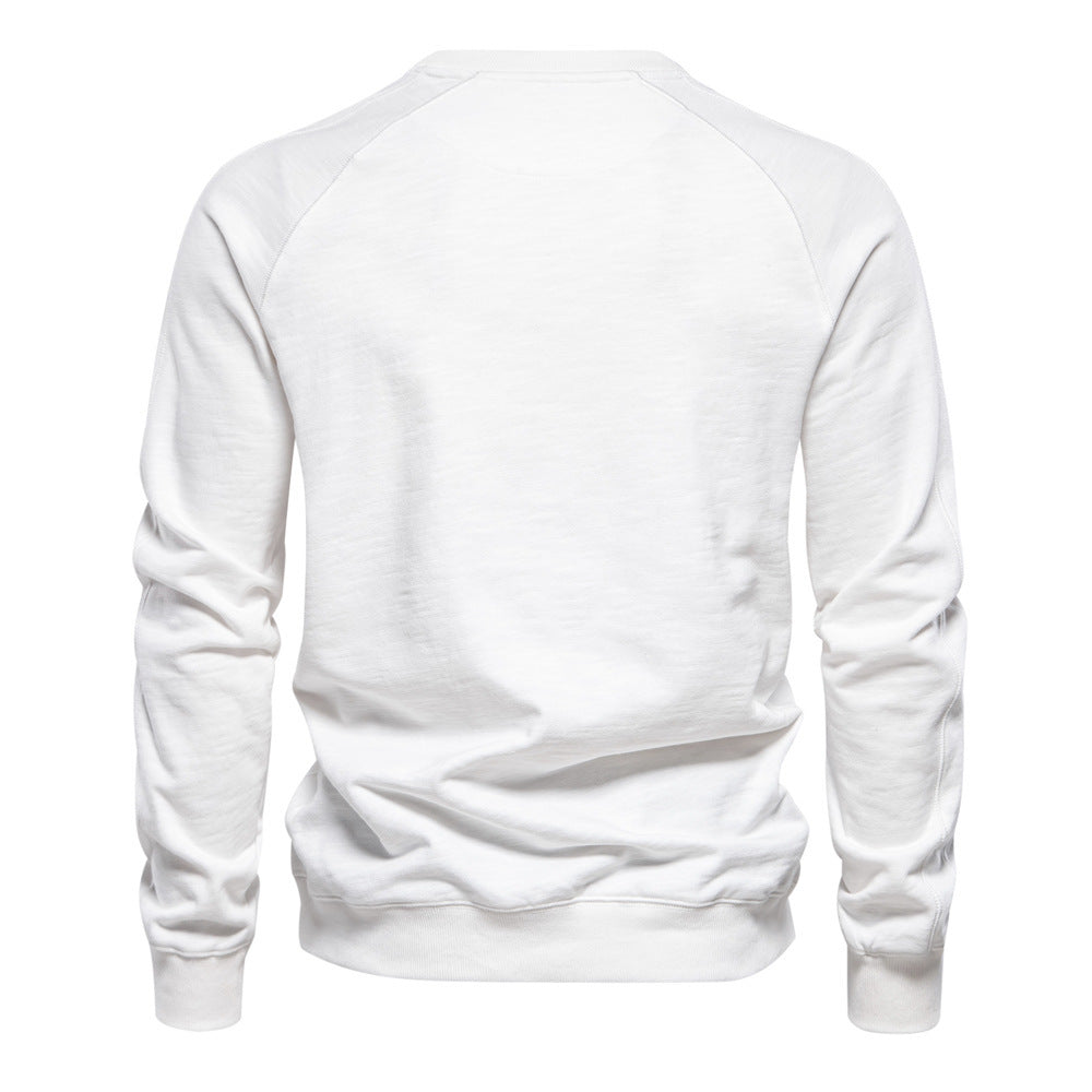 RelaxKnit – Casual Effen Trui met Ronde Hals
