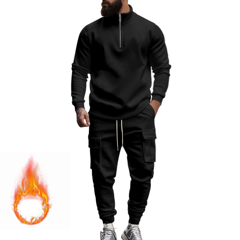 HeatZip – Gevoerde Casual Herenjas met Rits