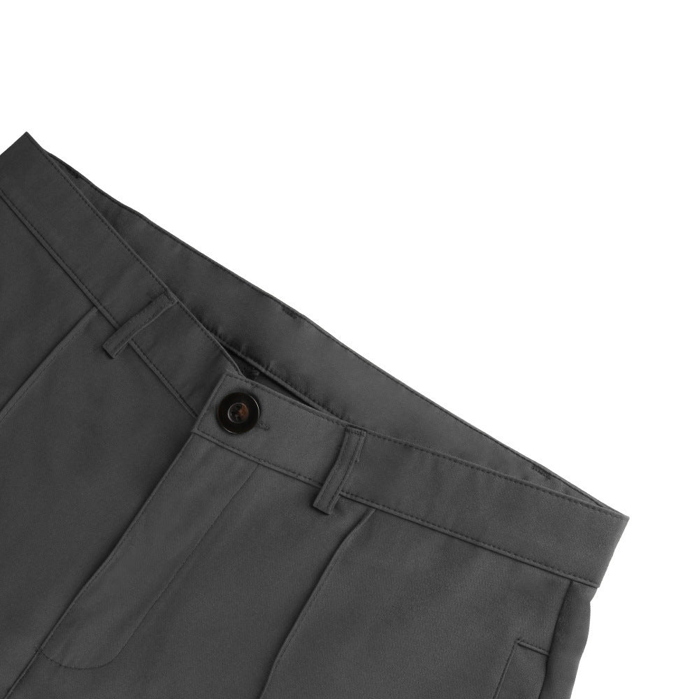 DoubleLine – Casual Broek met Vouwplooi