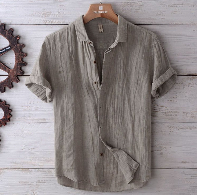 EarthTone – Vintage Linen Shirt