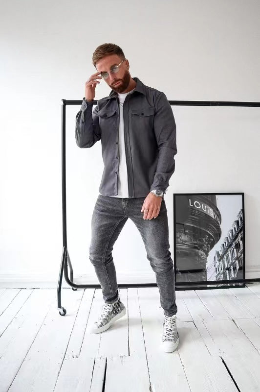 UrbanBrush – Casual Overshirt with Style