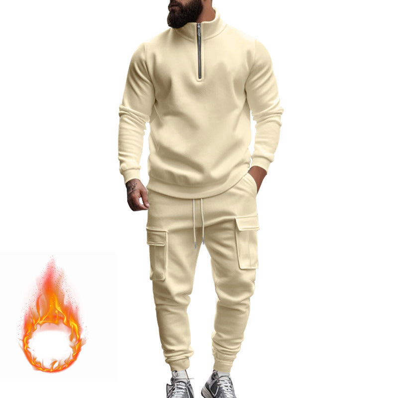 HeatZip – Gevoerde Casual Herenjas met Rits