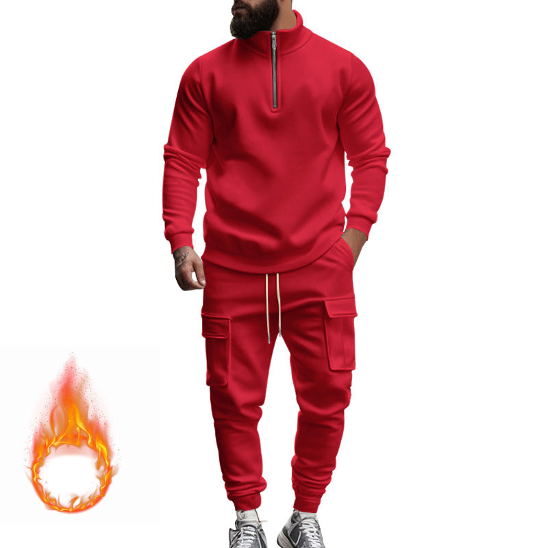 HeatZip – Gevoerde Casual Herenjas met Rits
