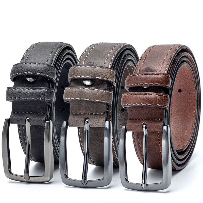 RetroLux – Vintage Lederen Herenriem voor Jeans