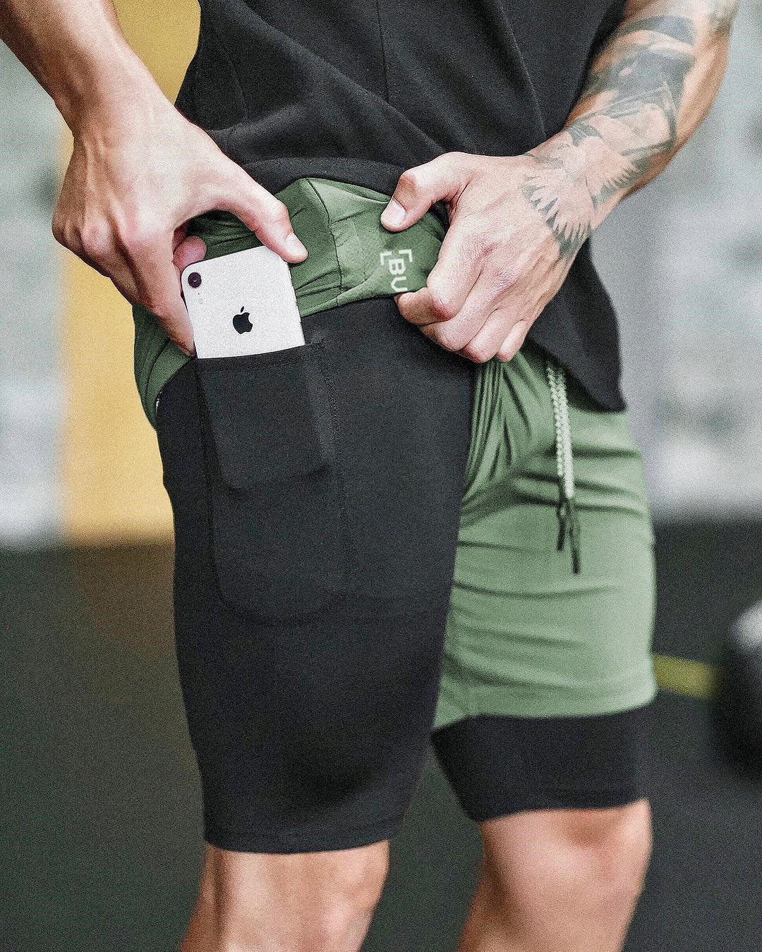 FlexGrip - Sportshorts met Zijvak