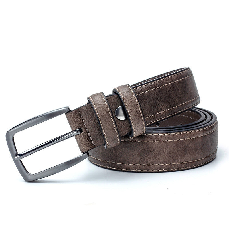 RetroLux – Vintage Lederen Herenriem voor Jeans