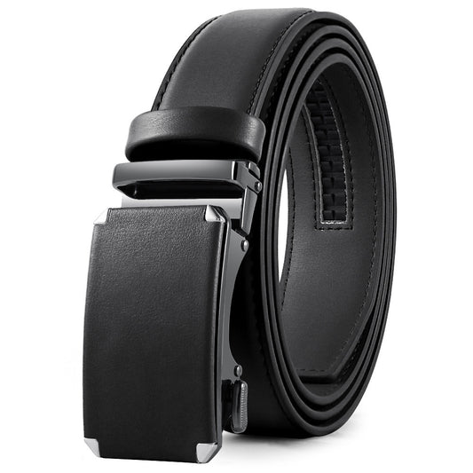 AutoLux – Men's Leather Belt with Automatic Buckle