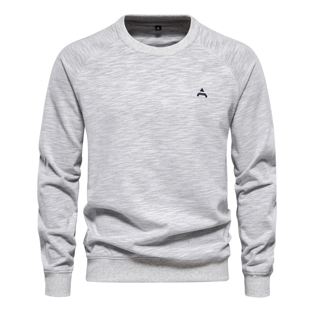 RelaxKnit – Casual Effen Trui met Ronde Hals