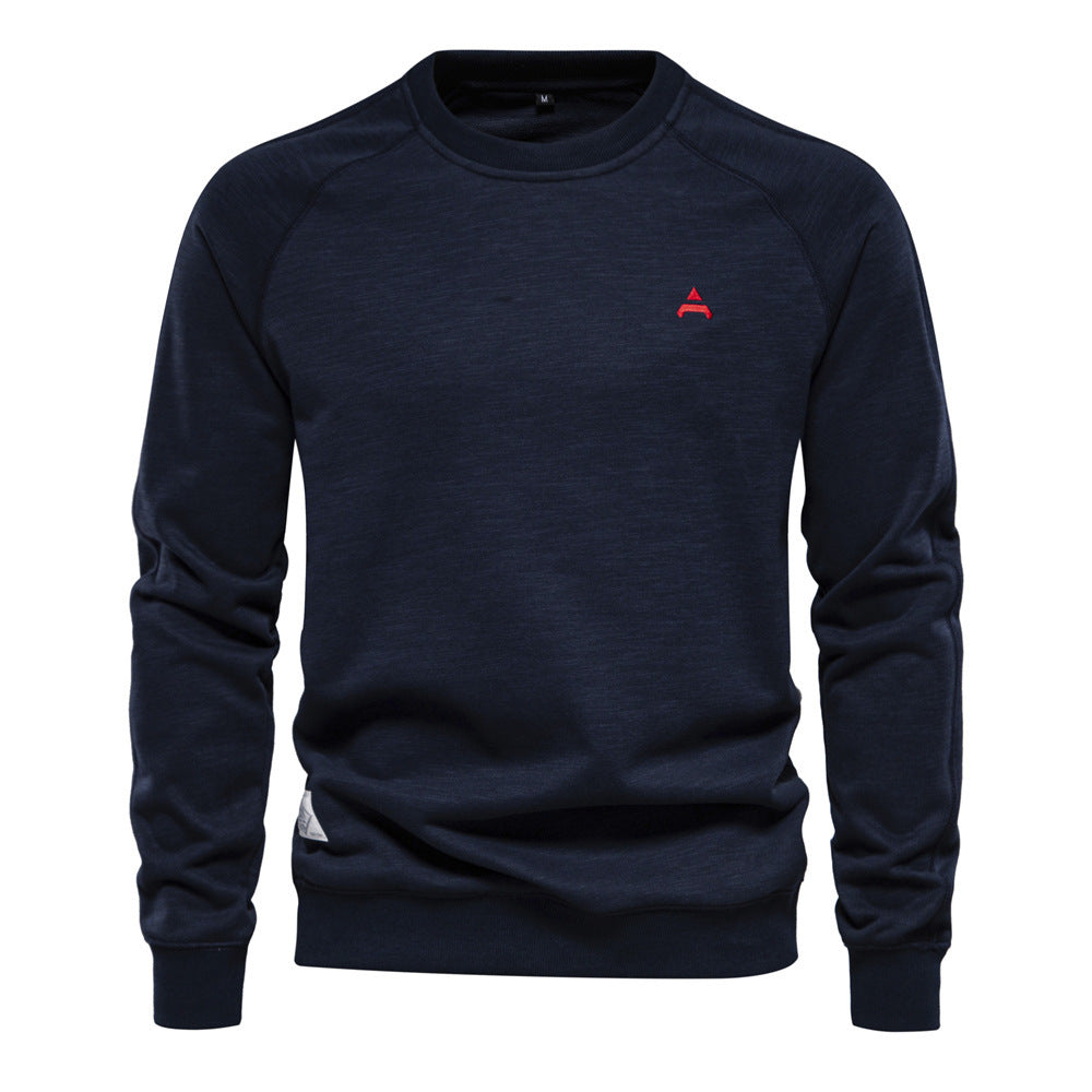 RelaxKnit – Casual Effen Trui met Ronde Hals