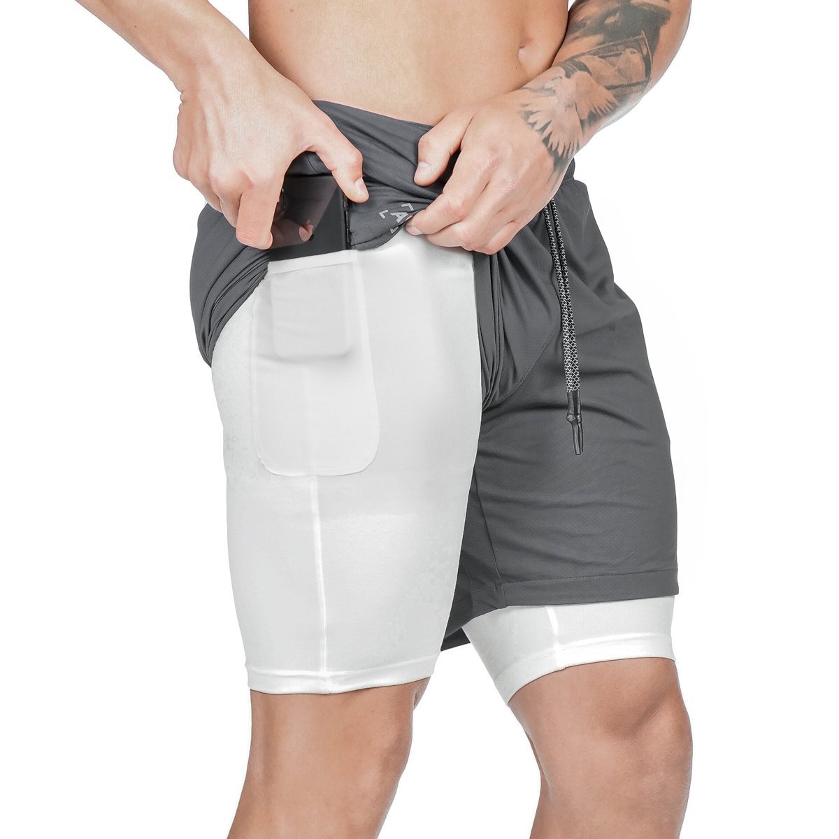 FlexGrip - Sportshorts met Zijvak