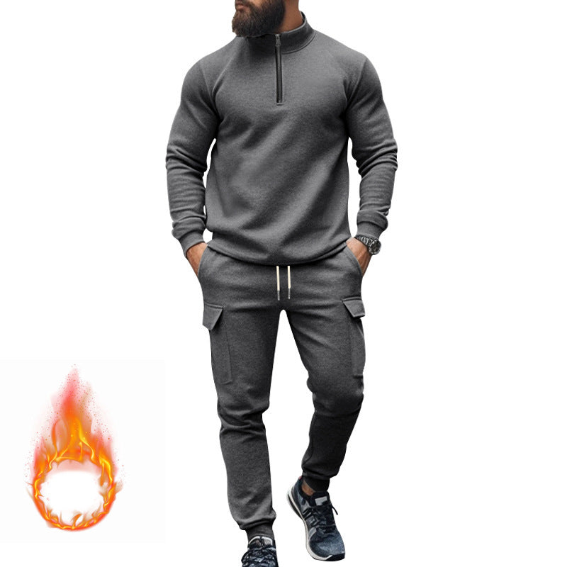 HeatZip – Gevoerde Casual Herenjas met Rits