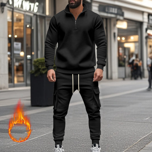 HeatZip – Gevoerde Casual Herenjas met Rits