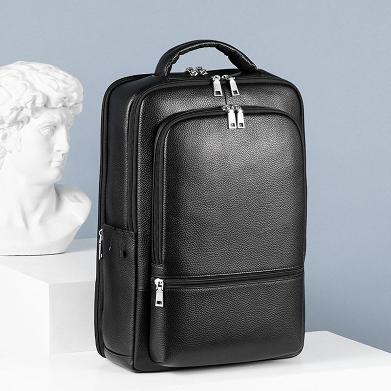 SmartCarry – Stylish Leather Backpack