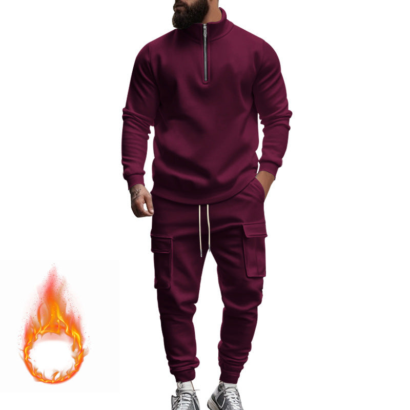 HeatZip – Gevoerde Casual Herenjas met Rits